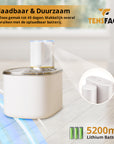 Tensfact Drinkfontein Kat of Hond - Wit Tensfact.com