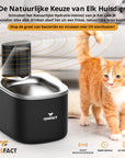 Tensfact Drinkfontein Kat of Hond - Zwart Tensfact.com
