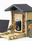 Tensfact Vogelvoederhuisje met Camera – Wildcamera - AI Vogelherkenning Tensfact.com