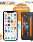 Tensfact® Solar Powerbank 36000 mAh Wireless Charger - Orange TensDesigns