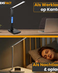 Led bureaulamp met draadloos oplader Tensfact® Wit TensDesigns