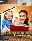 Led bureaulamp met draadloos oplader Tensfact® Wit TensDesigns