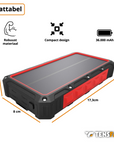 Tensfact Solar Powerbank 36000 mAh