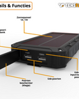 Tensfact Solar Powerbank 36000 mAh