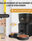 Tensfact Automatische Voerbak voor Kat of Hond met Full HD Camera