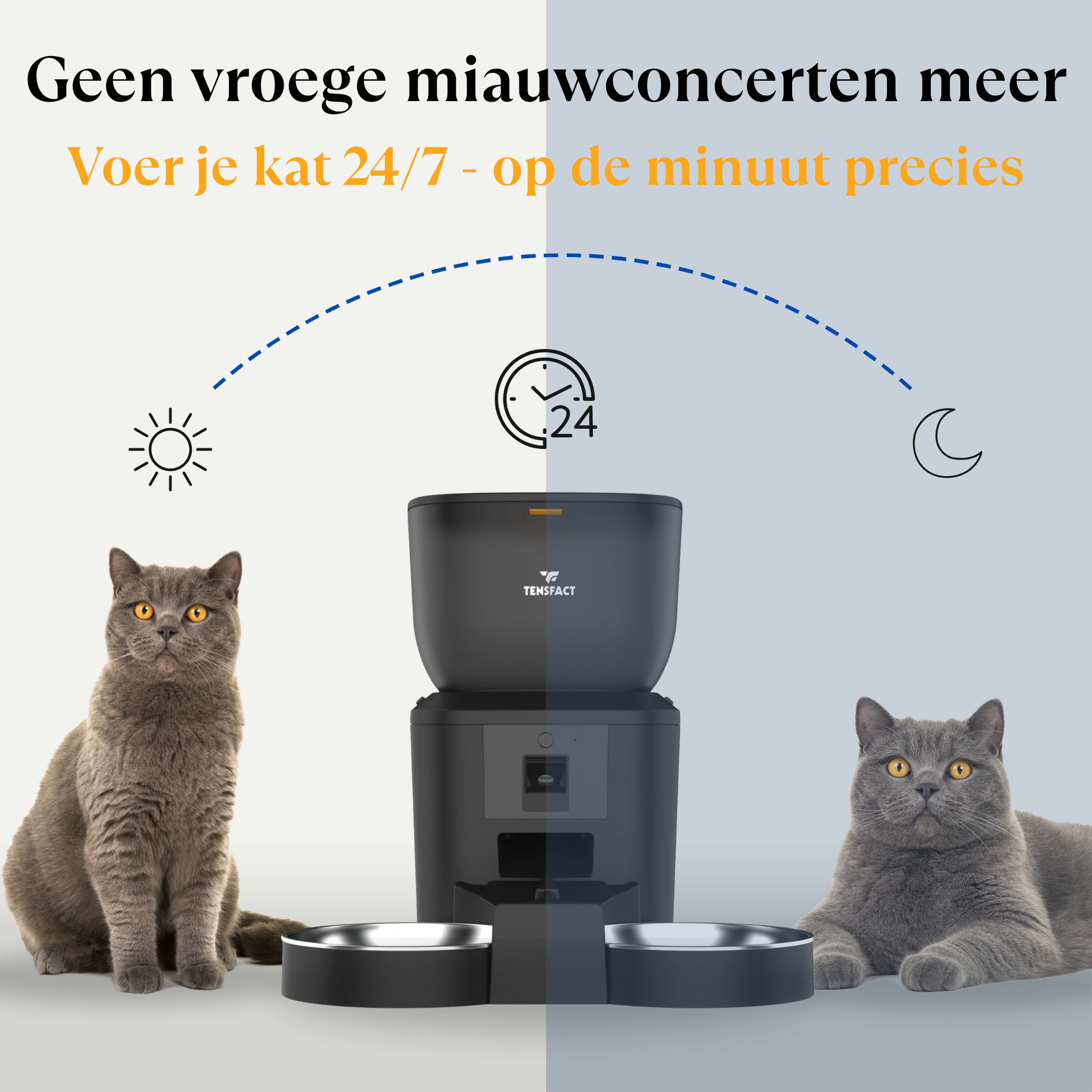 Automatische voerbak: Nooit meer stress over voedertijd! Tensfact.com