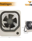 Tensfact oplaadbare mini ventilator Tensfact.com