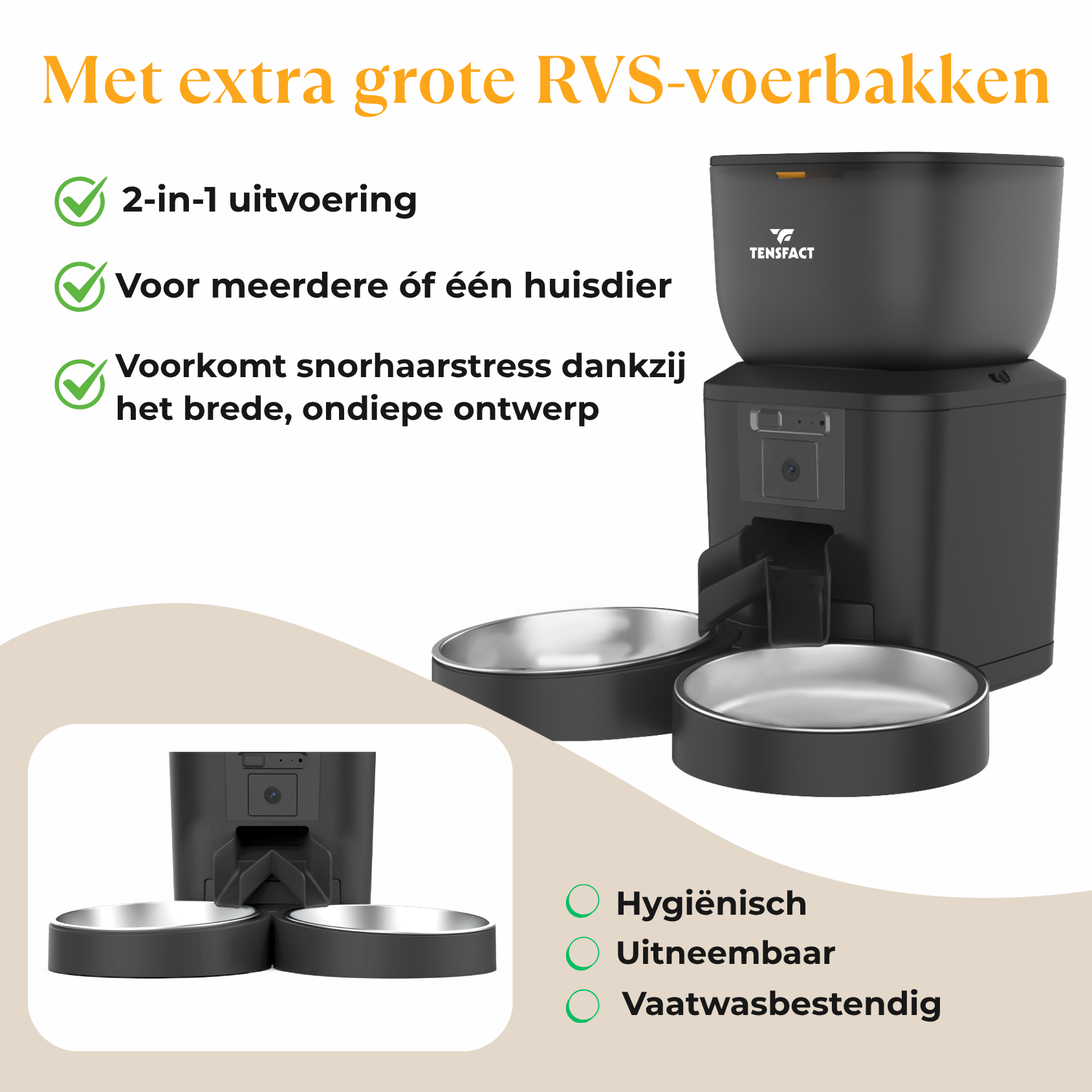 Tensfact Automatische Voerbak voor Kat of Hond Tensfact.com