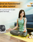 Tensfact oplaadbare mini ventilator Tensfact.com