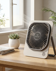 Tensfact oplaadbare mini ventilator - Tafelventilator Tensfact.com