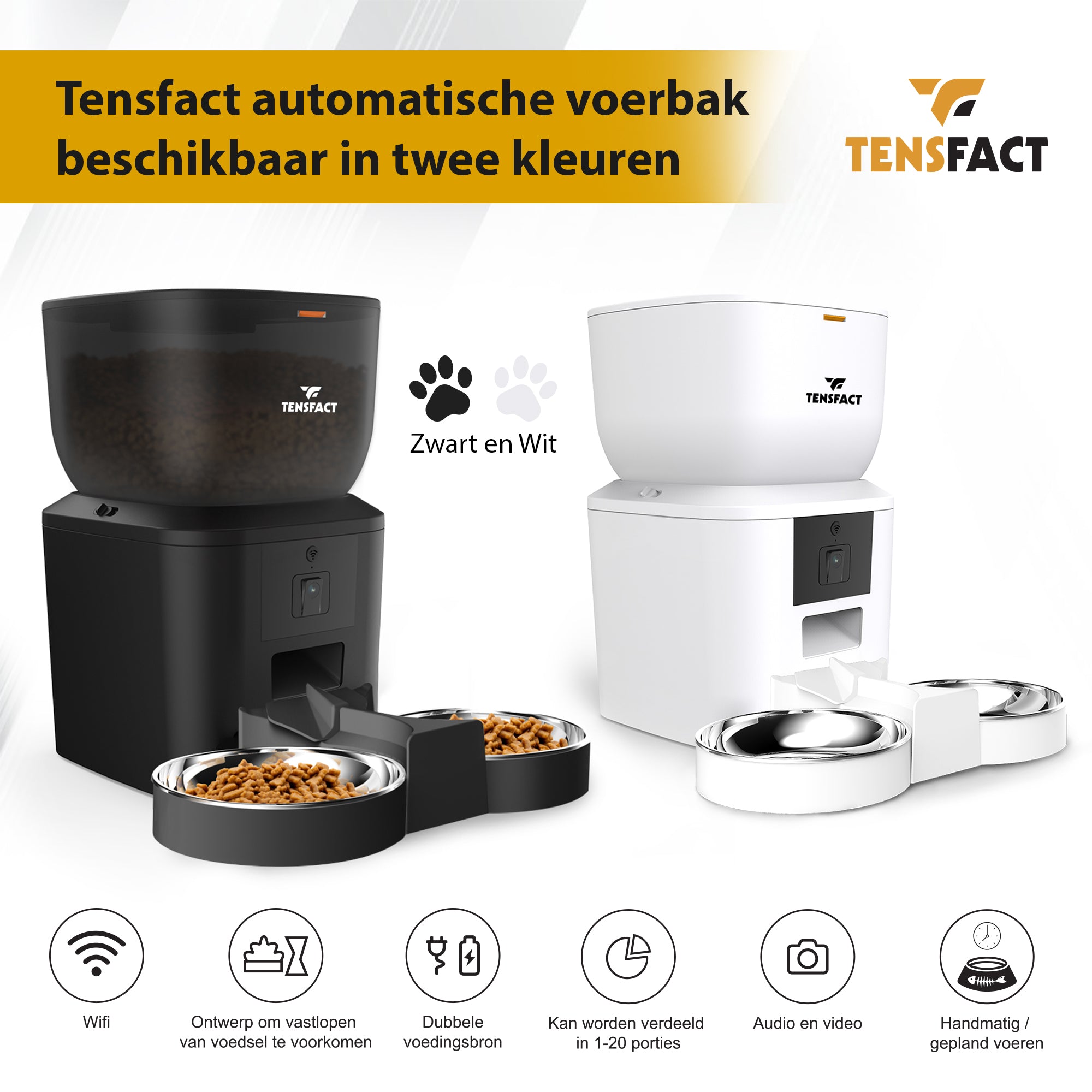 Tensfact Automatische Voerbak Kat Hond