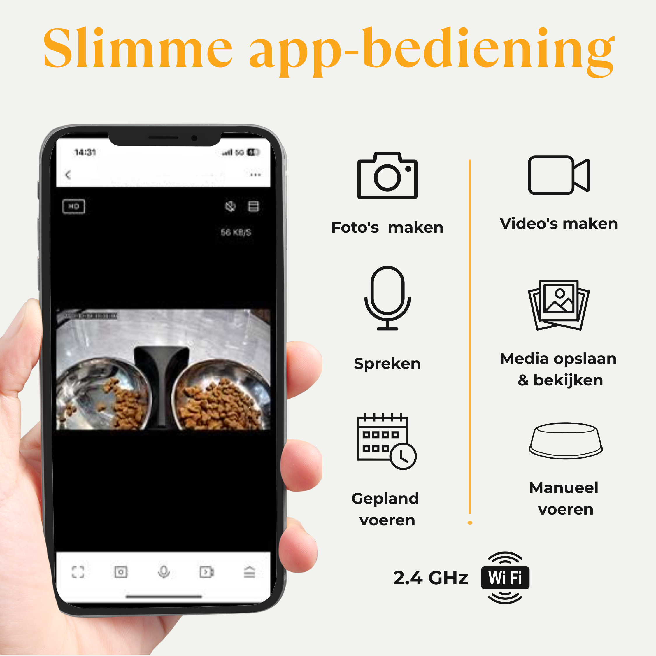 Tensfact Automatische Voerbak Pro Duo - Zwart Tensfact.com