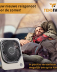 Tensfact oplaadbare mini ventilator Tensfact.com