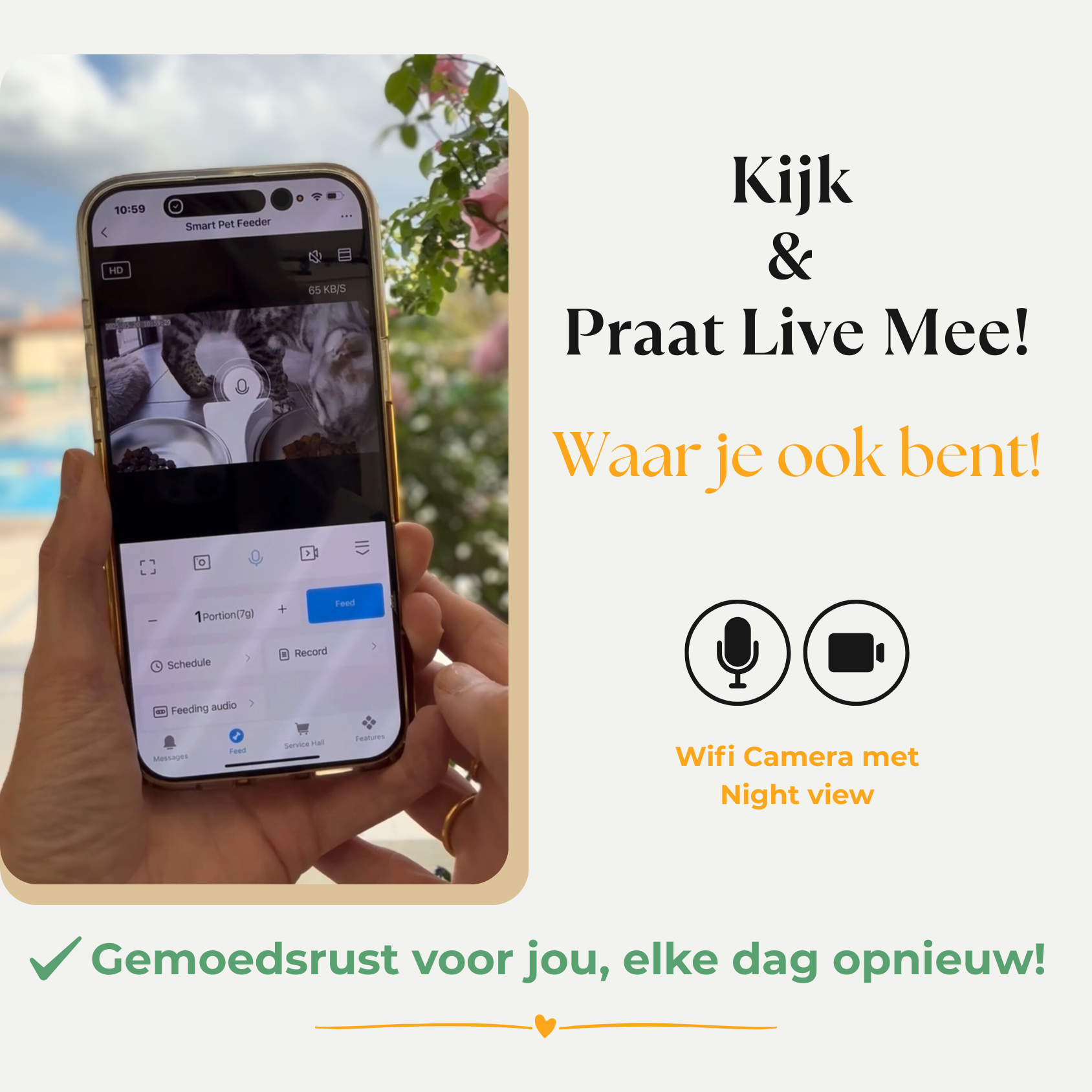 Tensfact Automatische Voerbak voor Kat of Hond Tensfact.com