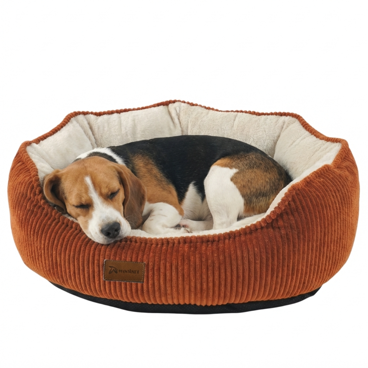 Hondenmand - Luxe hondenkussen - Legend Terracotta maat L Tensfact.com