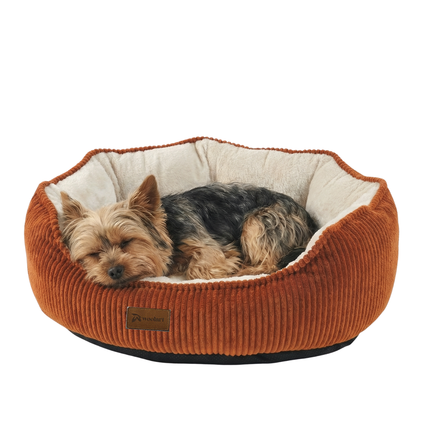 Hondenmand - Luxe hondenkussen - Legend Terracotta maat M Tensfact.com