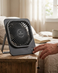 Tensfact oplaadbare mini ventilator - Grijs Tensfact.com
