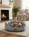 Woolart Hondenmand - Luxe Hondenkussen - Kattenmand - Grijs Maat M