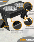 Tensfact Dubbele Voerbak voor Hond & Kat – Ergonomisch & Duurzaam Tensfact.com