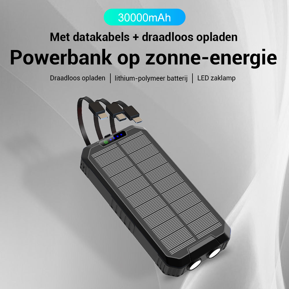 Tensfact Solar Powerbank 30000 mAh